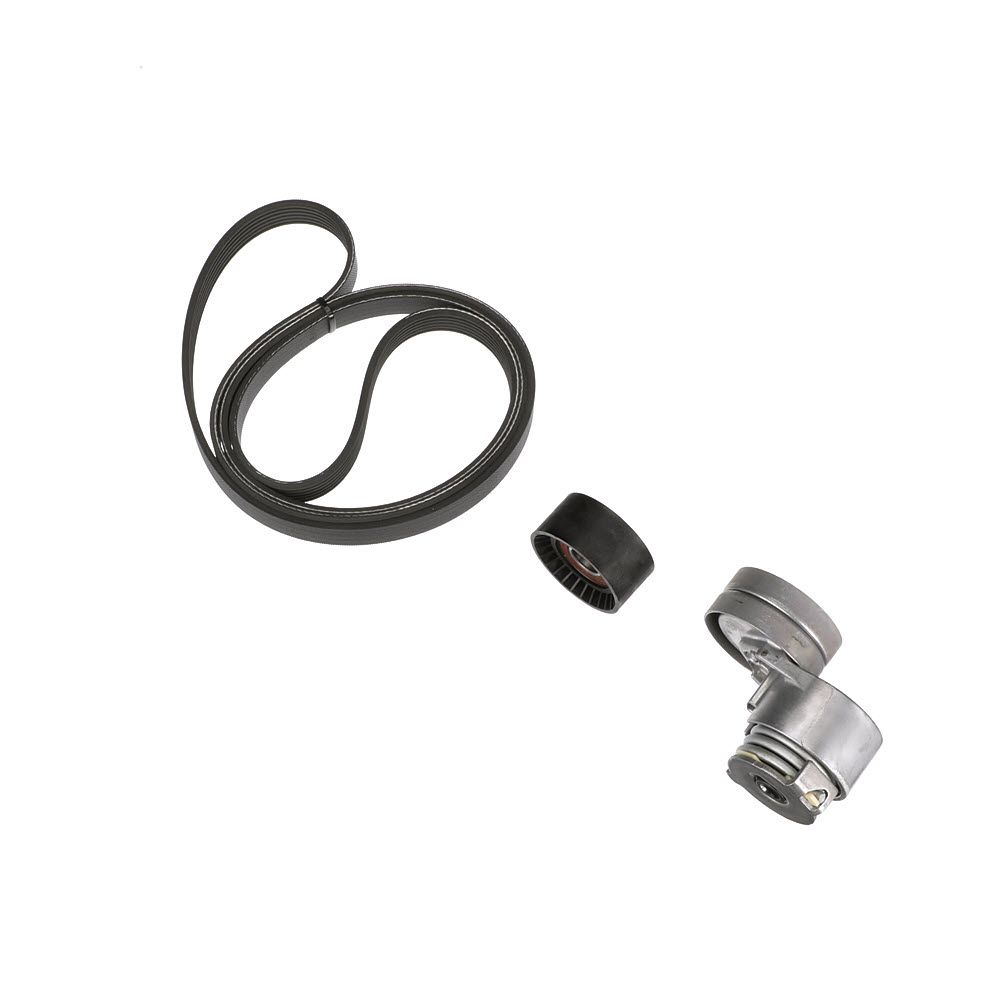 V formos rumbuotas diržas, komplektas