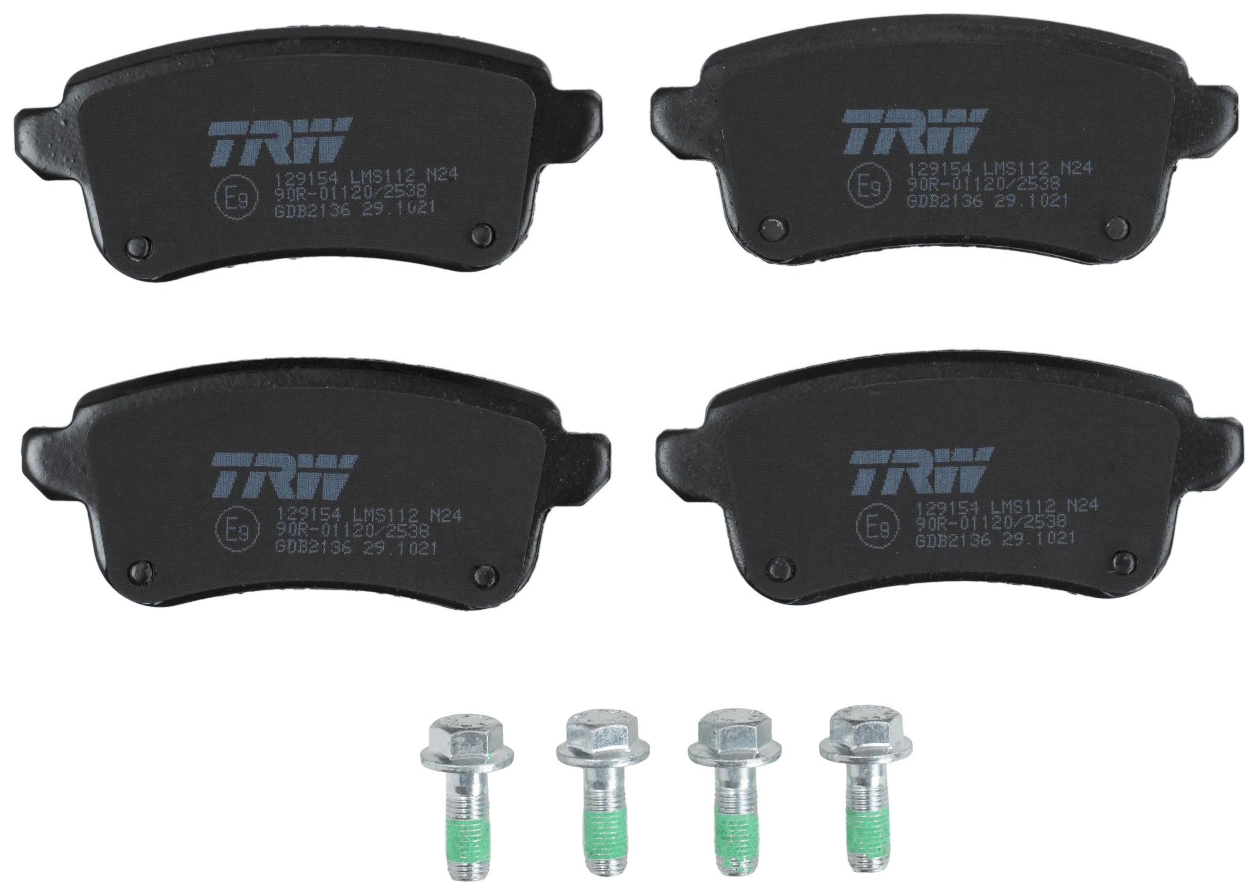 TRW BRAKE PAD SET, DISC BRAKE - TecDoc 2