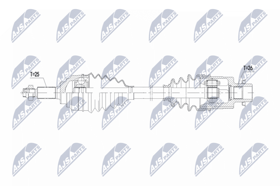 NTY NPW-SU-073 - Antriebswelle