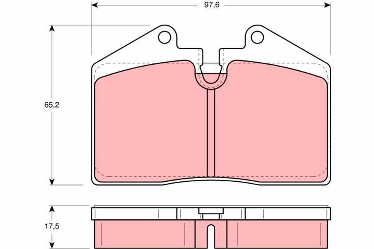 Brake Pad Set, disc brake GDB379