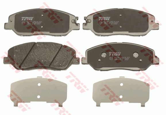 TRW DISC BRAKE PADS - TecDoc 2