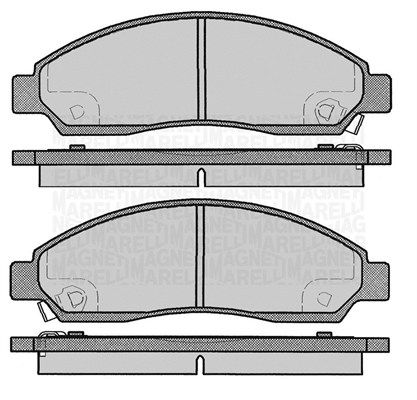 Brake Pad Set, disc brake 363916060802