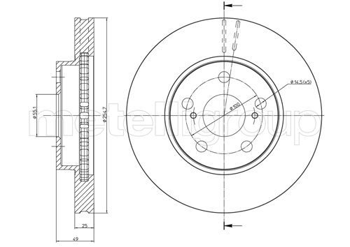 Brake Disc 23-0646C