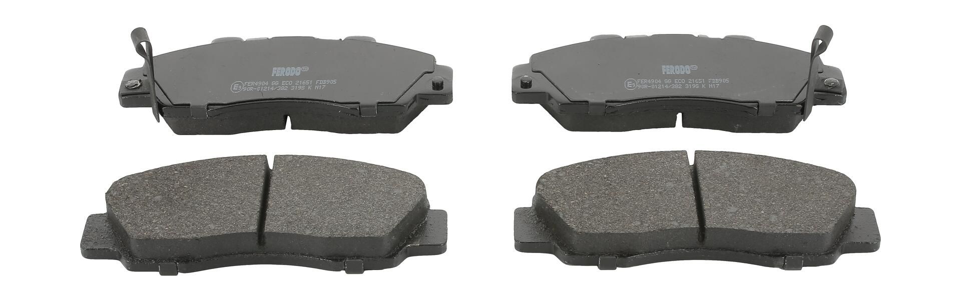 FERODO FDB905 - Bremsbelagsatz, Scheibenbremse PREMIER ECO FRICTION