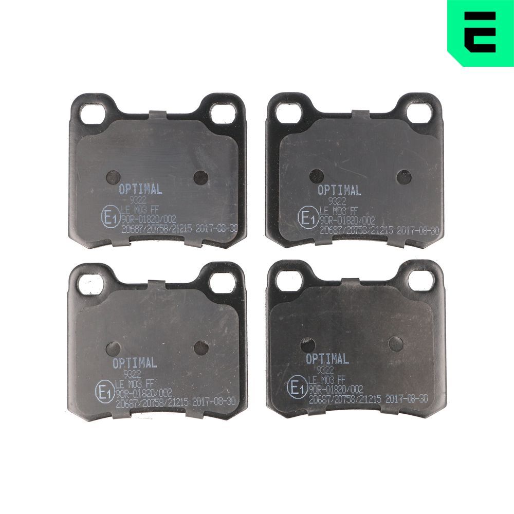 Brake Pad Set, disc brake BP-09322