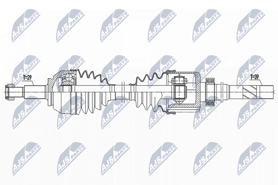 NTY NPW-RE-192 Antriebswelle