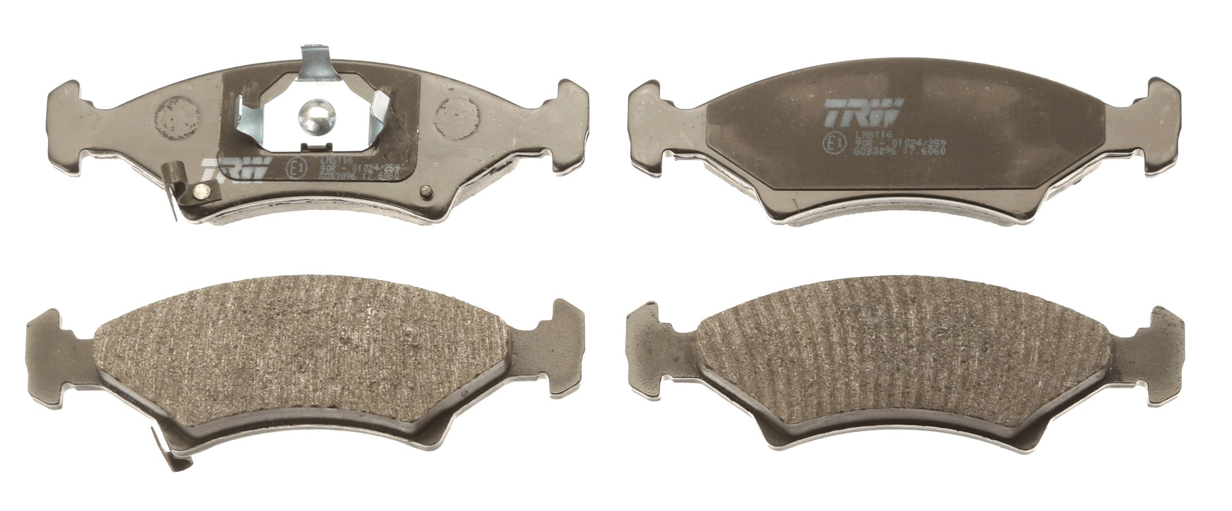 TRW BRAKE PAD SET, DISC BRAKE - TecDoc 2