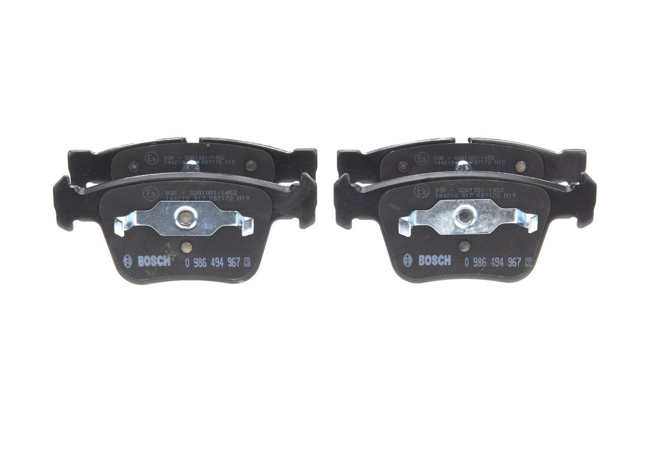 Brake Pad Set, disc brake 0 986 494 967