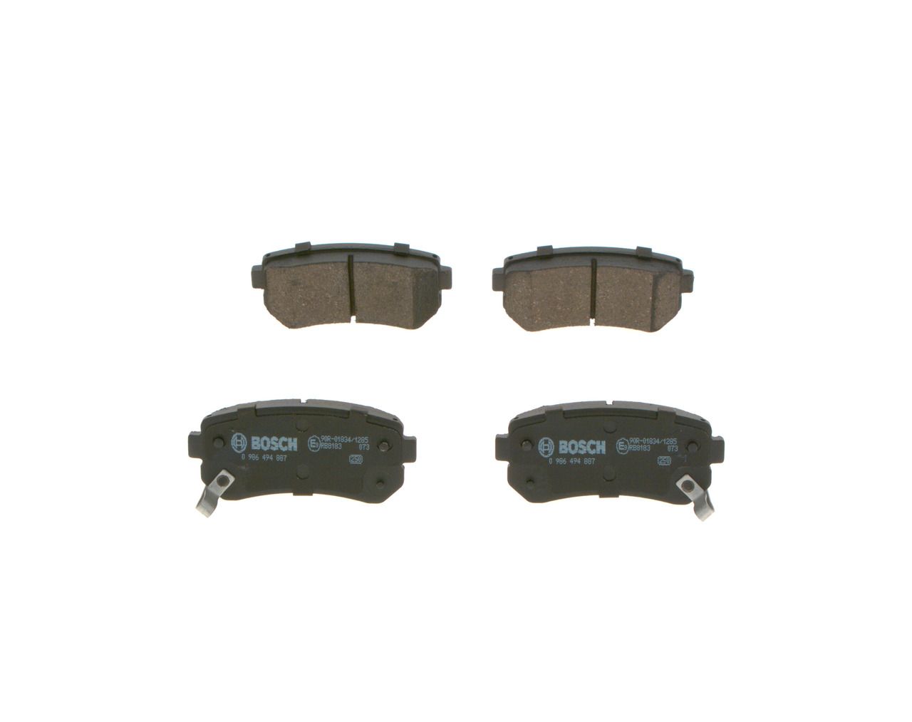 BOSCH 0 986 494 887 Brake Pad Set, disc brake