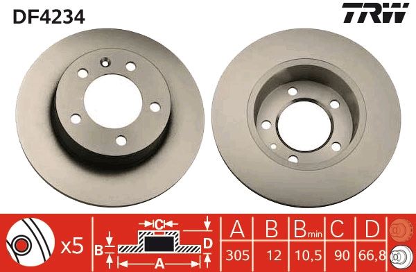 PAIRE DE DISQUES  9900