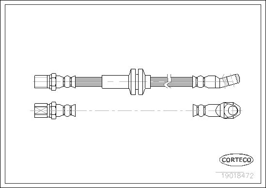 FLEXIBLE DE FREIN LANCIA DELTA 1  0705