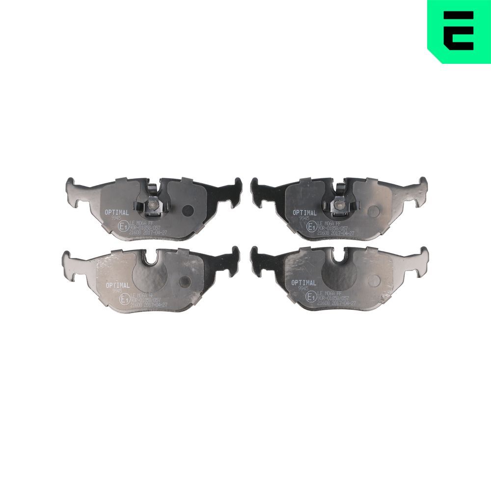 OPTIMAL BP-09945 - Bremsbelagsatz, Scheibenbremse
