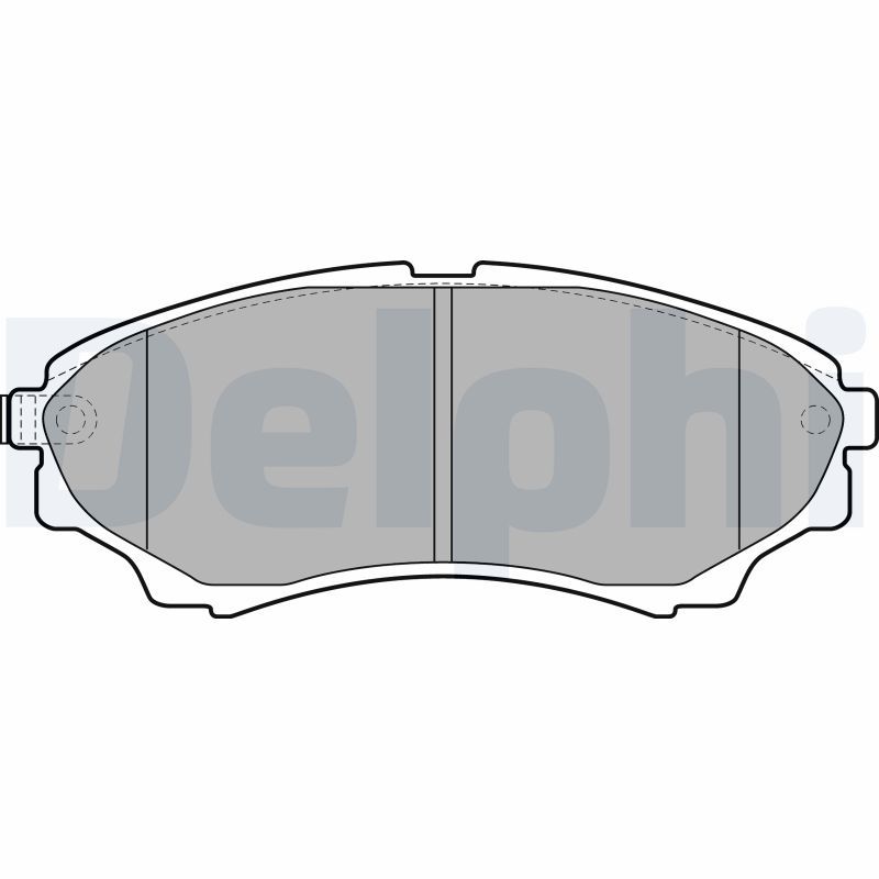 Brake Pad Set, disc brake LP2036