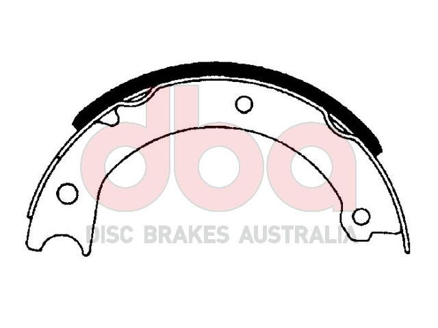 Street Series Brake Shoes [Nissan [2Pcs] Parking Brake 160mm] - TecDoc Only
