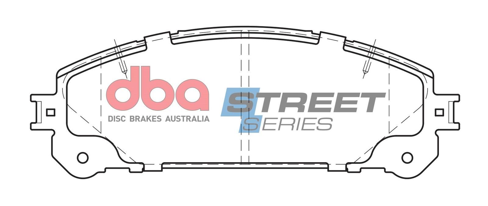 DBA SSEV STREET SERIES BRAKE PADS [ Lexus Hybrid RX450H & HI / NX300h  2009 On F ] - TecDoc Only