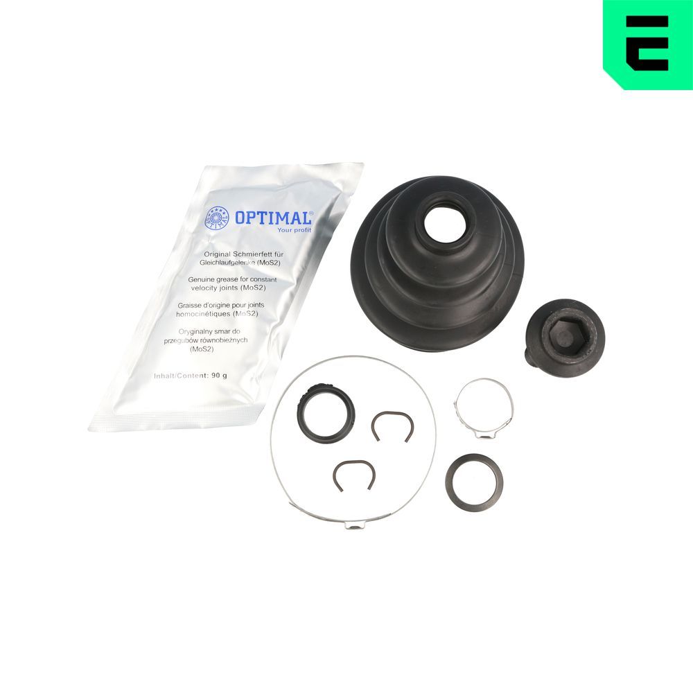 Faltenbalgsatz, Antriebswelle