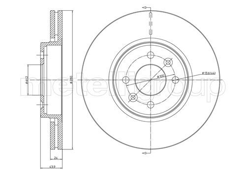 Brake Disc 23-0517C