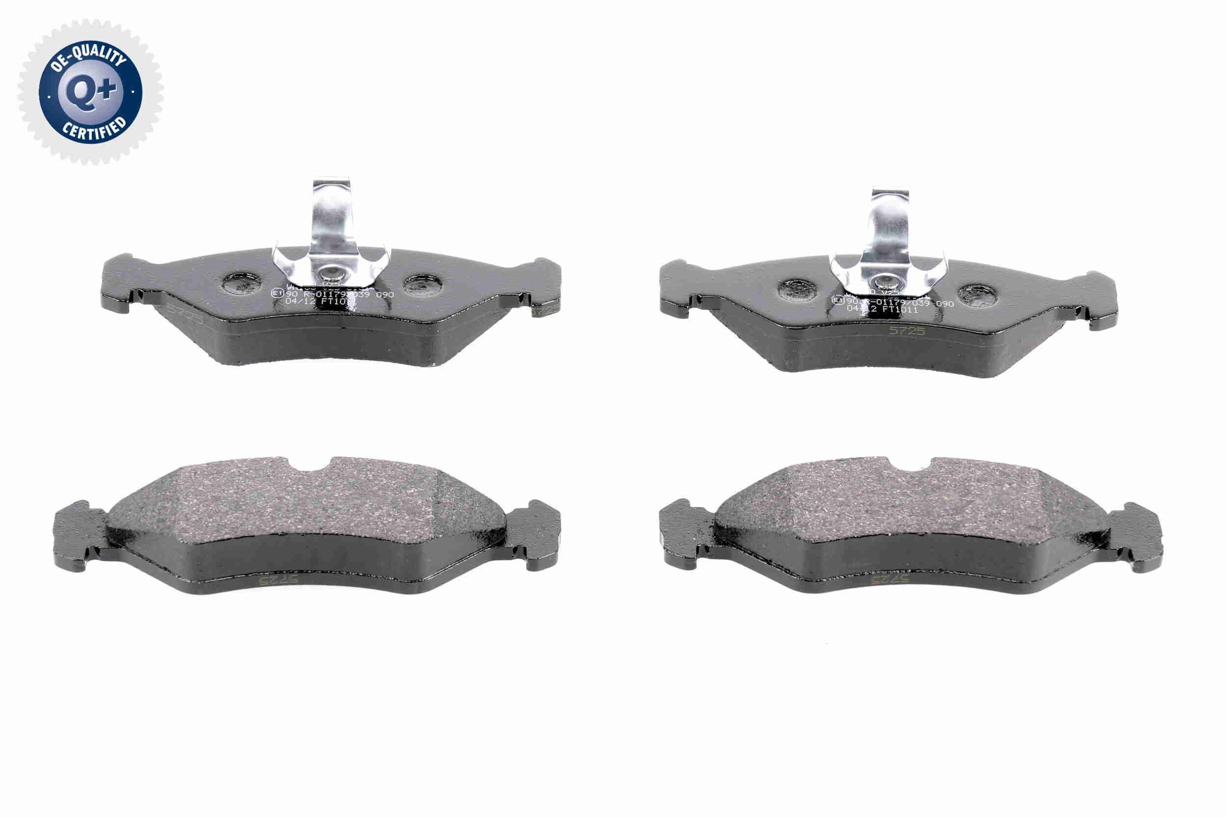 Bremsbelagsatz, Scheibenbremse