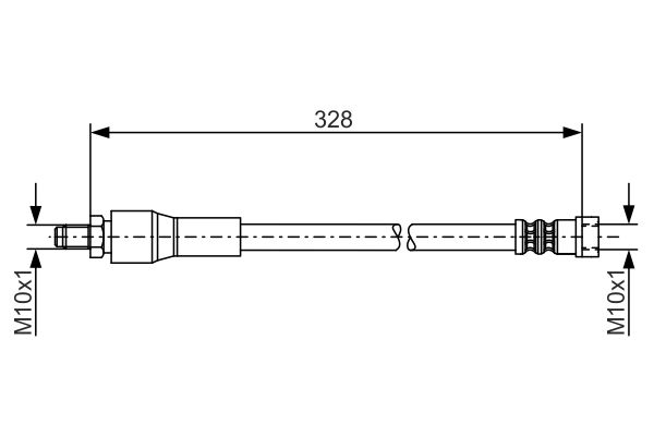 Brake Hose 1 987 481 001