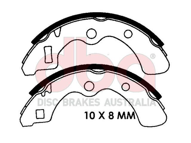 Street Series Brake Shoes [Honda Prelude 180mm] - TecDoc Only
