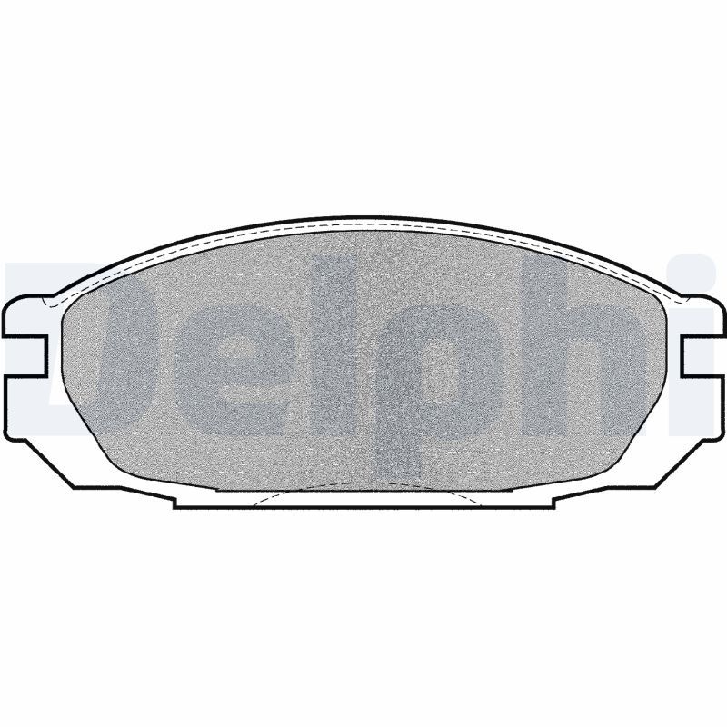 Brake Pad Set, disc brake LP983