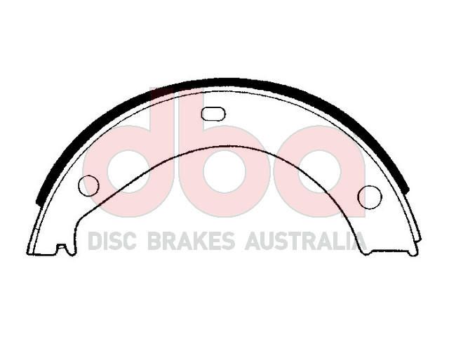 Street Series Brake Shoes [BMW Parking Brake 180mm] - TecDoc Only