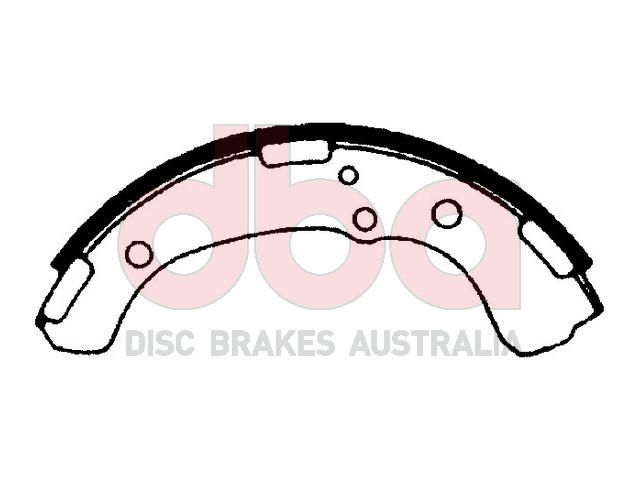 Street Series Brake Shoes [Toyota Hi-Lux 254mm] - TecDoc Only