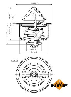Thermostat, K&uuml;hlmittel