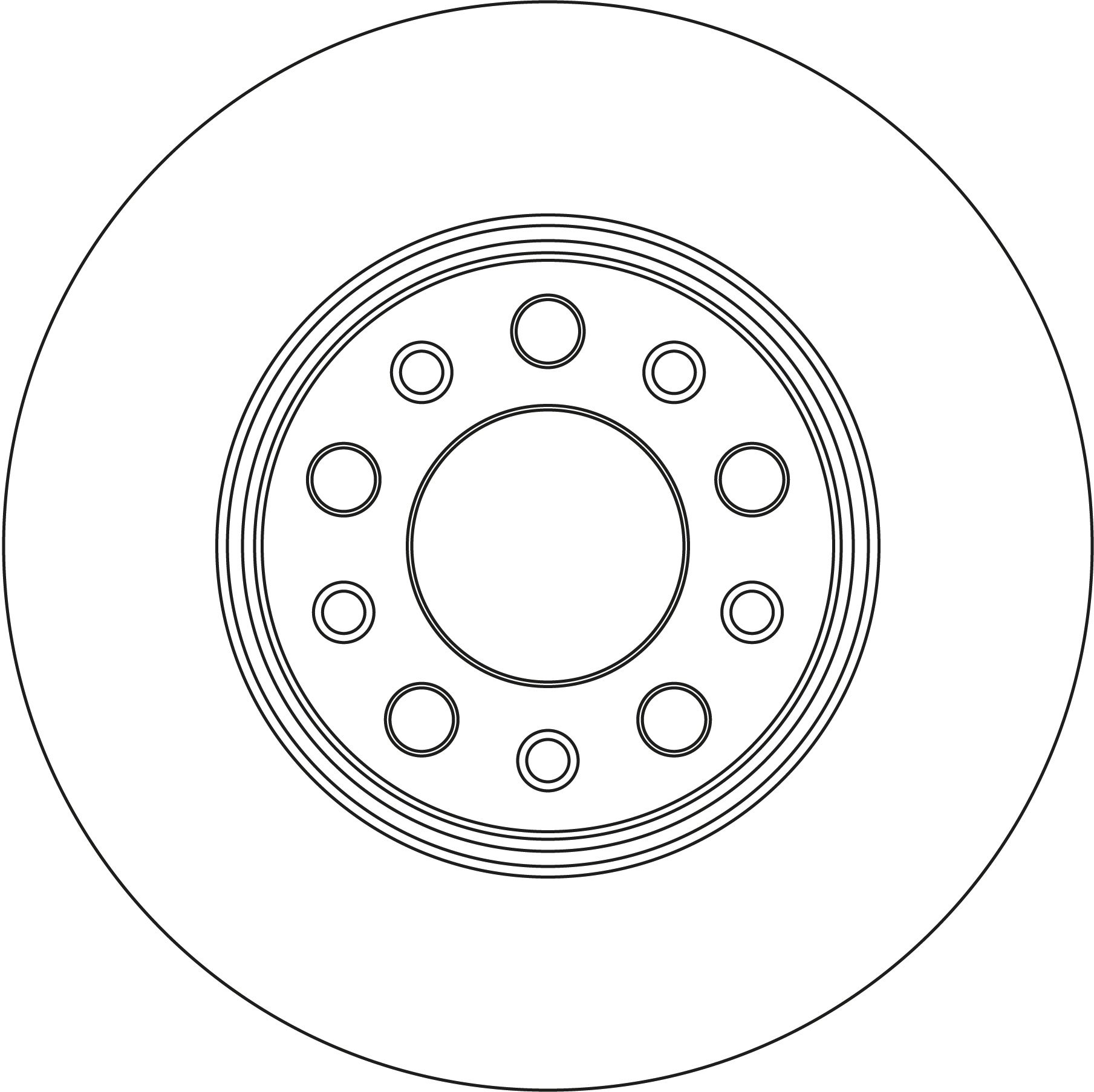 TRW DF4370 - Bremsscheibe