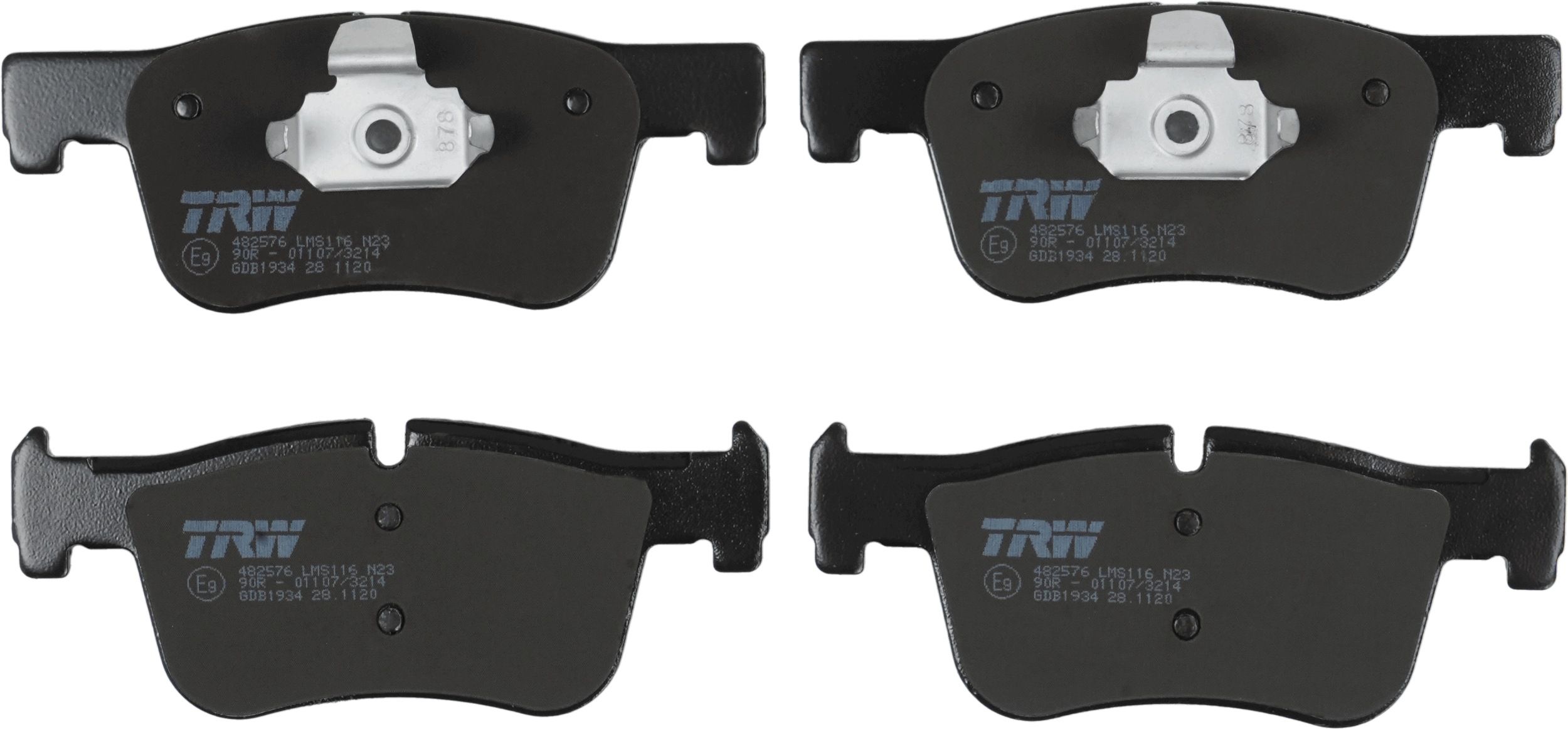 TRW DISC BRAKE PADS - TecDoc 2