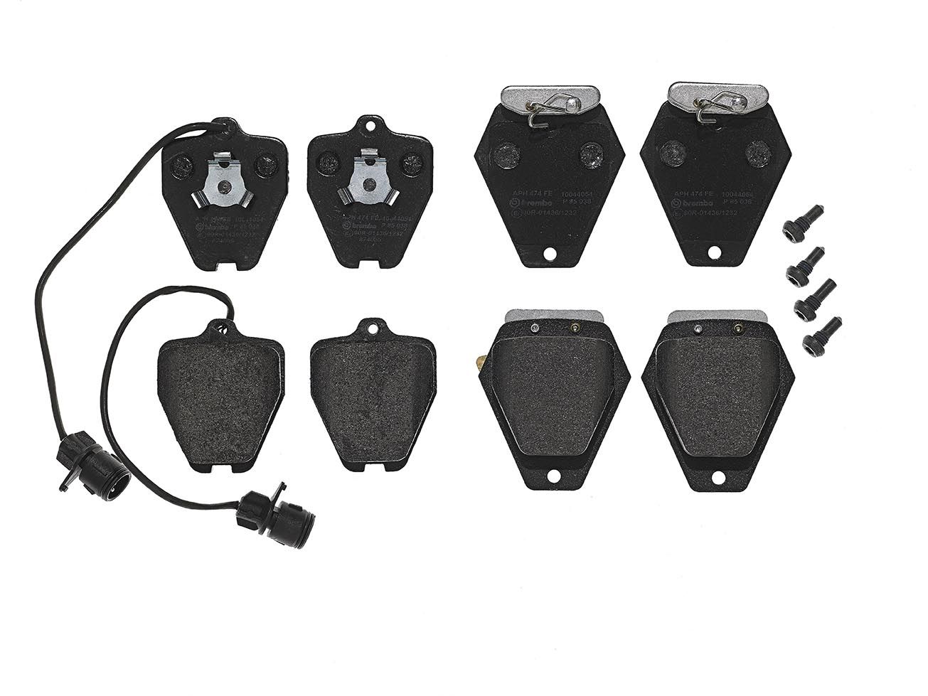 BREMBO P 85 038 - Bremsbelagsatz, Scheibenbremse PRIME LINE