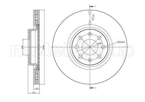 Brake Disc 23-0859C