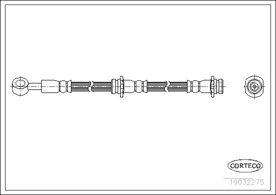 FLEXIBLE DE FREIN NISSAN PRIMERA  0705