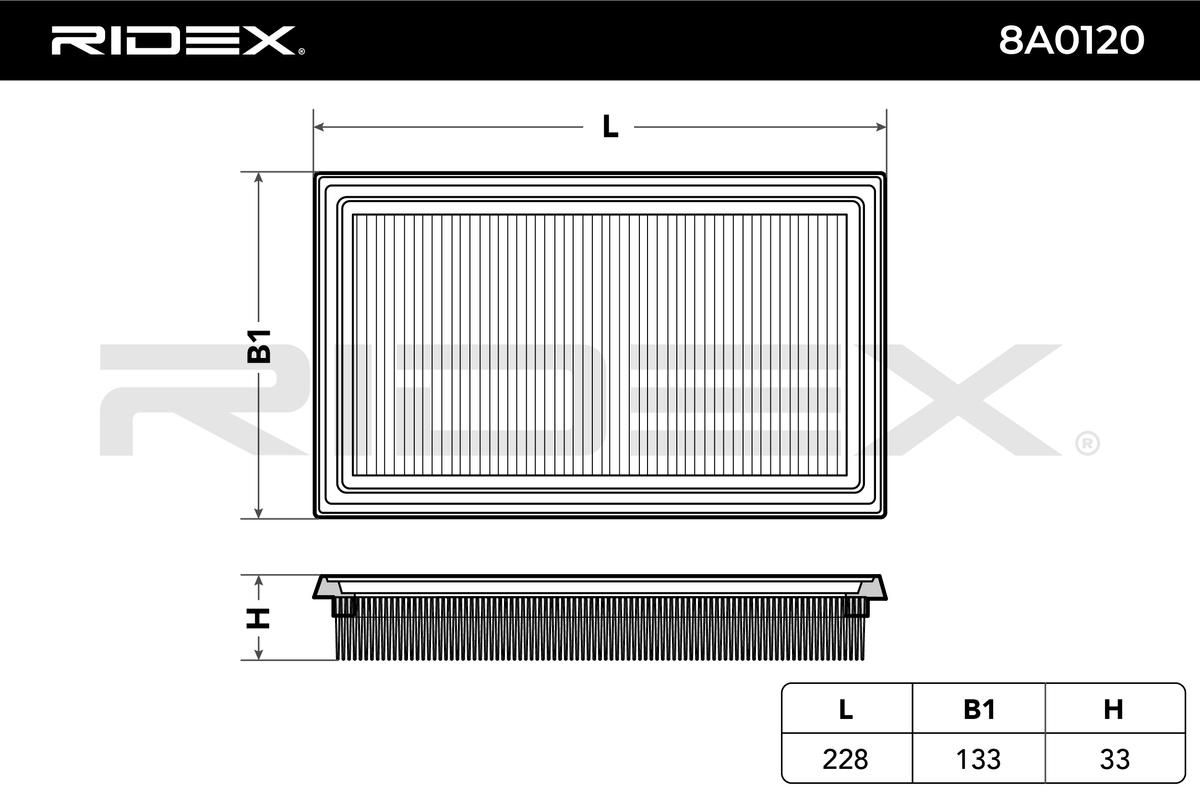 RIDEX 8A0120 Air Filter