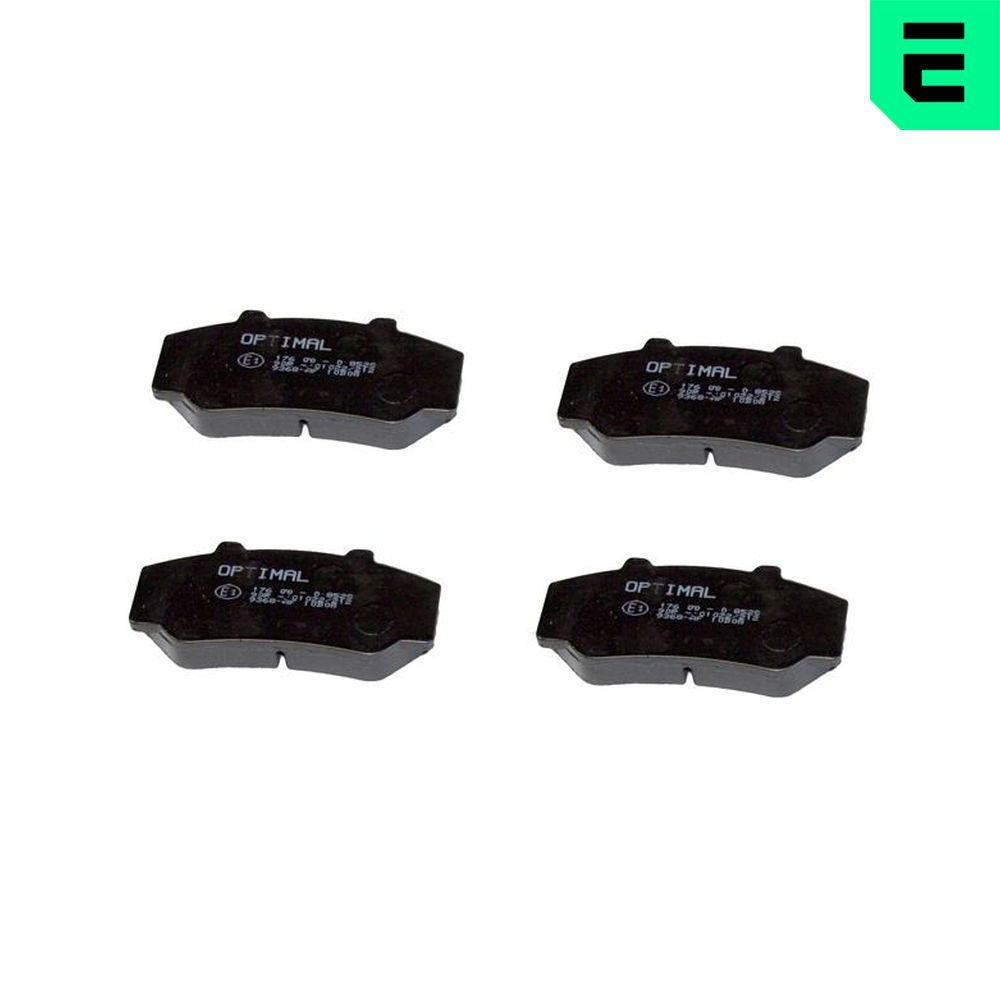 OPTIMAL BP-09368 - Bremsbelagsatz, Scheibenbremse