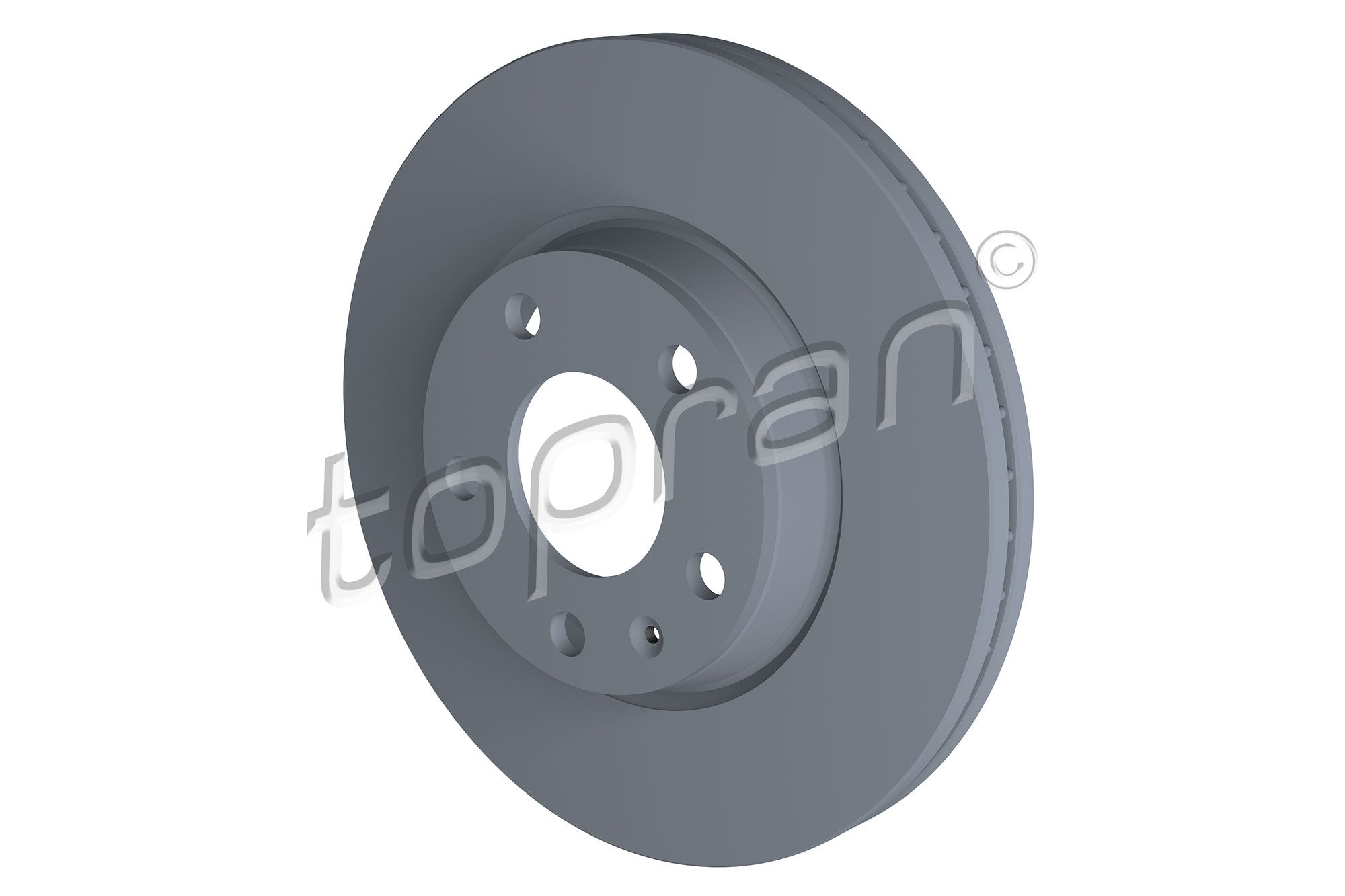 TOPRAN 107 684 - Bremsscheibe COATED
