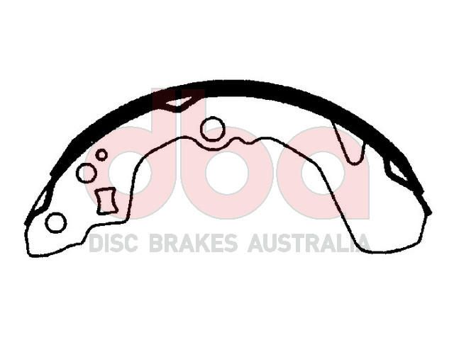 Street Series Brake Shoes [Daihatsu Charade / Suzuki Swift 1989-07 200mm] - TecDoc Only