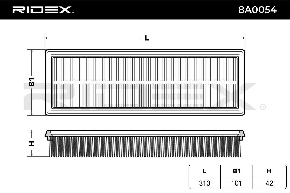RIDEX 8A0054 Air Filter