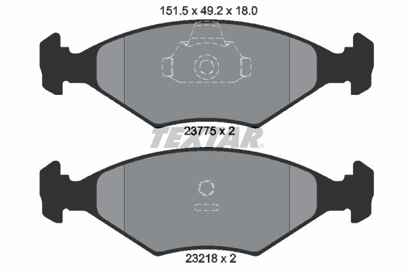 Brake Pad Set, disc brake 2377501