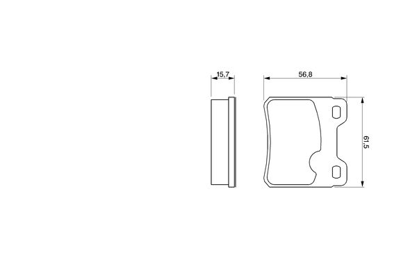 Bremsbelagsatz, Scheibenbremse