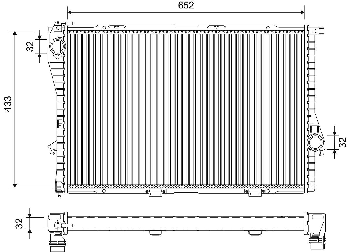 VALEO 734277 - K&uuml;hler, Motork&uuml;hlung