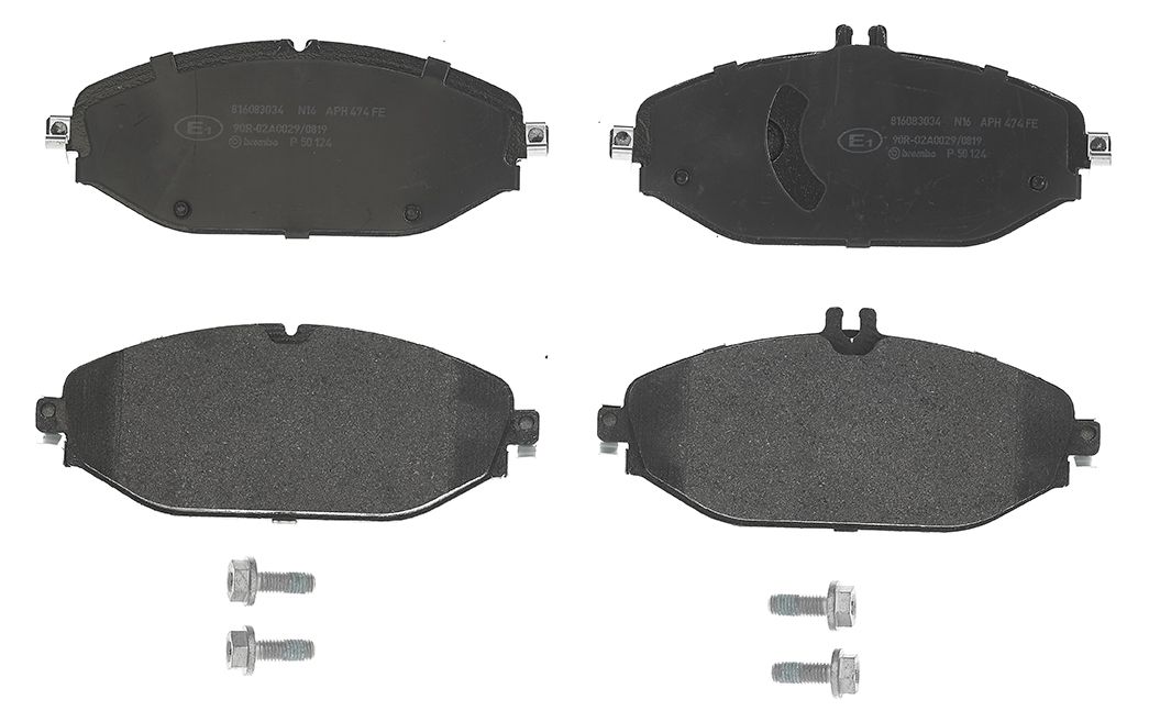 Brembo P 50 124 Bremsbelagsatz, Scheibenbremse