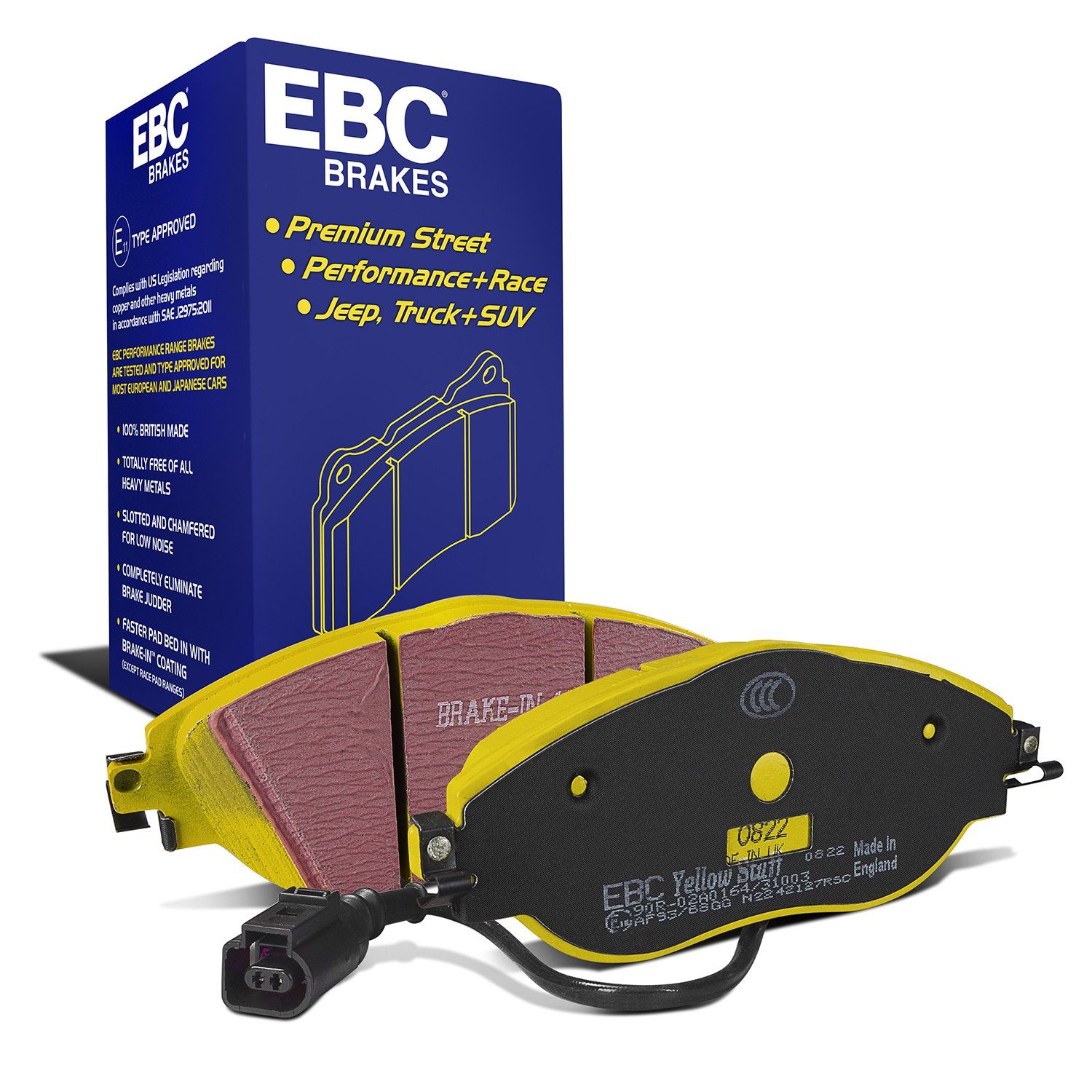 EBC Brakes DP42127R - Bremsbelagsatz, Scheibenbremse