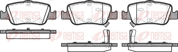 Premium Rear Brake Pad Set Premium Rear Brake Pad Set