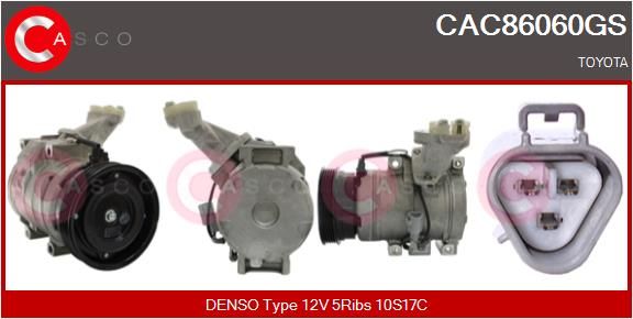 CAC86060GS CASCO Genuine kompresszor, klíma