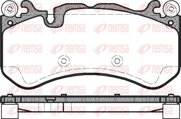 Brake Pad Set, disc brake 1300.00