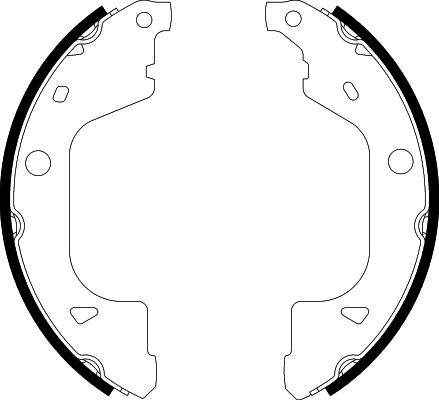 Juego de zapatas de frenos