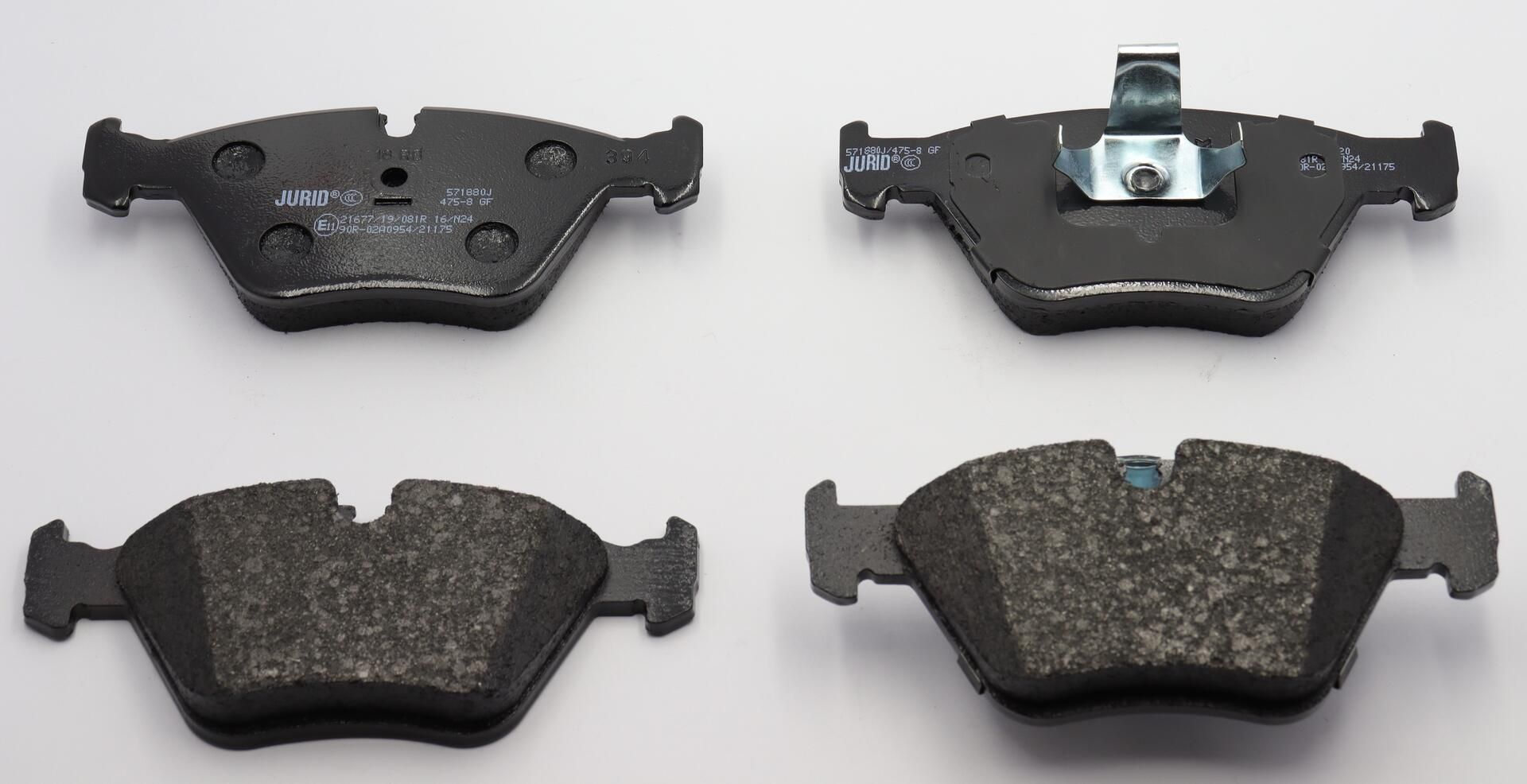 Bremsbelagsatz, Scheibenbremse