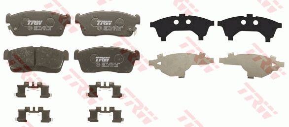 TRW DISC BRAKE PADS - TecDoc 2