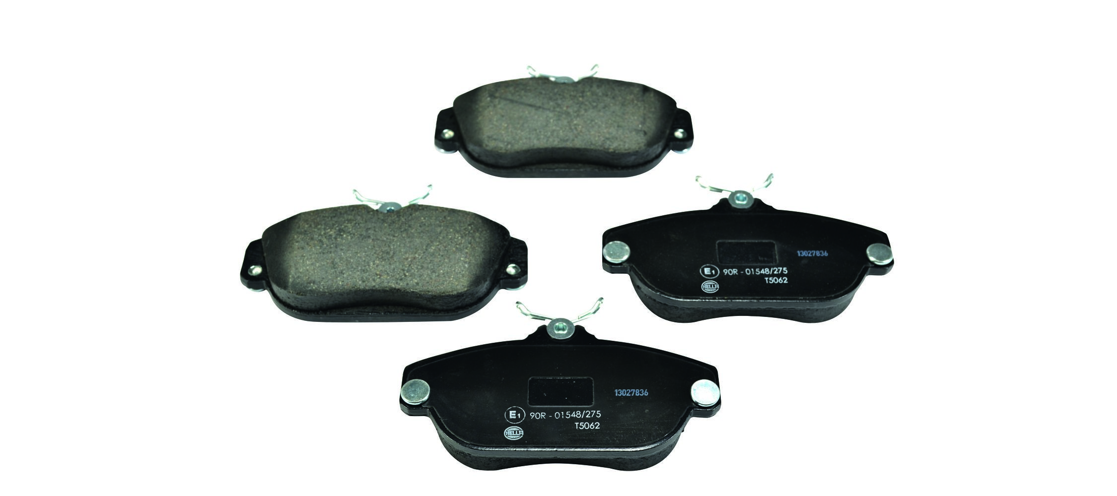 HELLA 8DB 355 018-001 - Bremsbelagsatz, Scheibenbremse